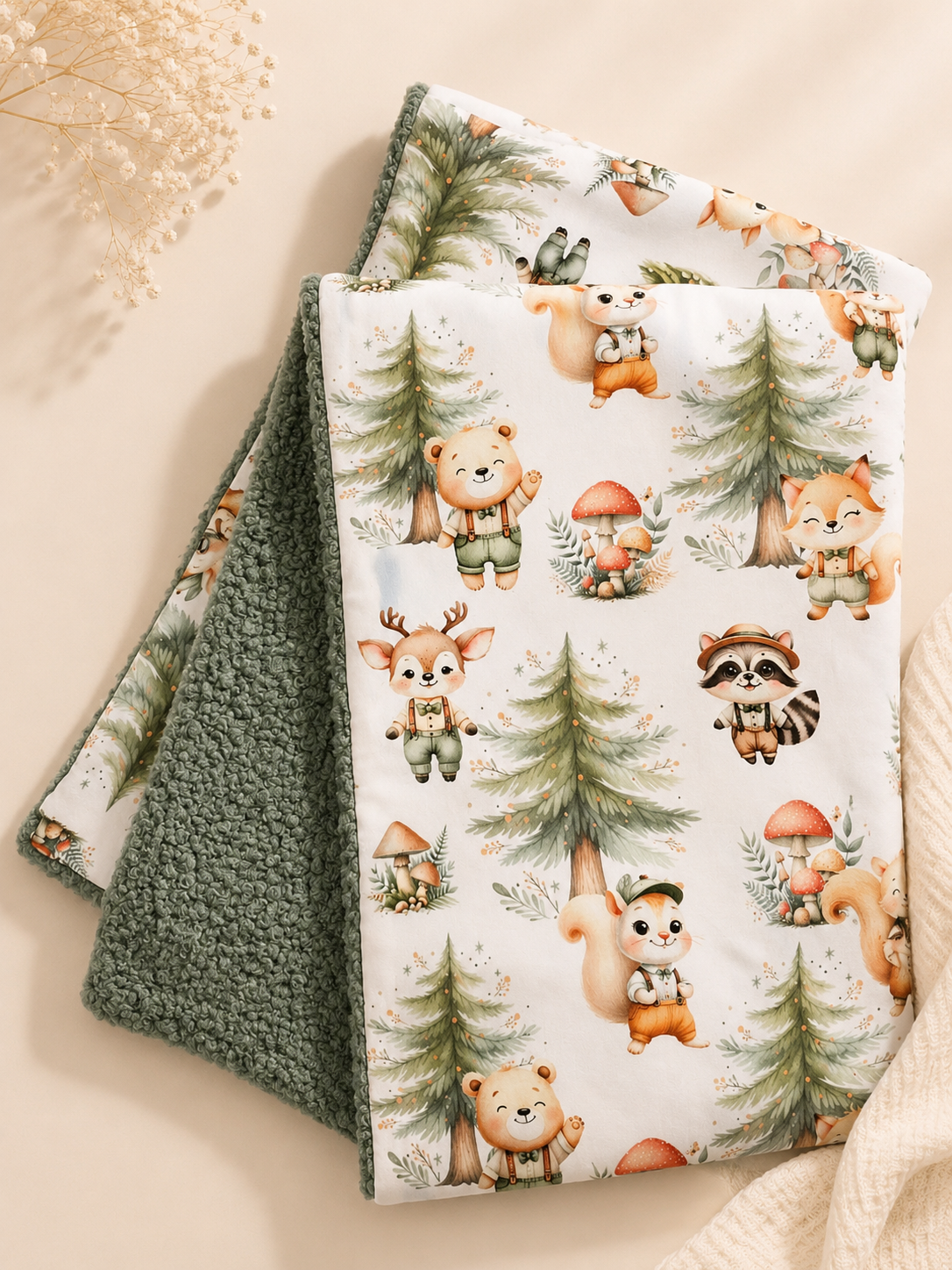 Couverture bébé bouclette