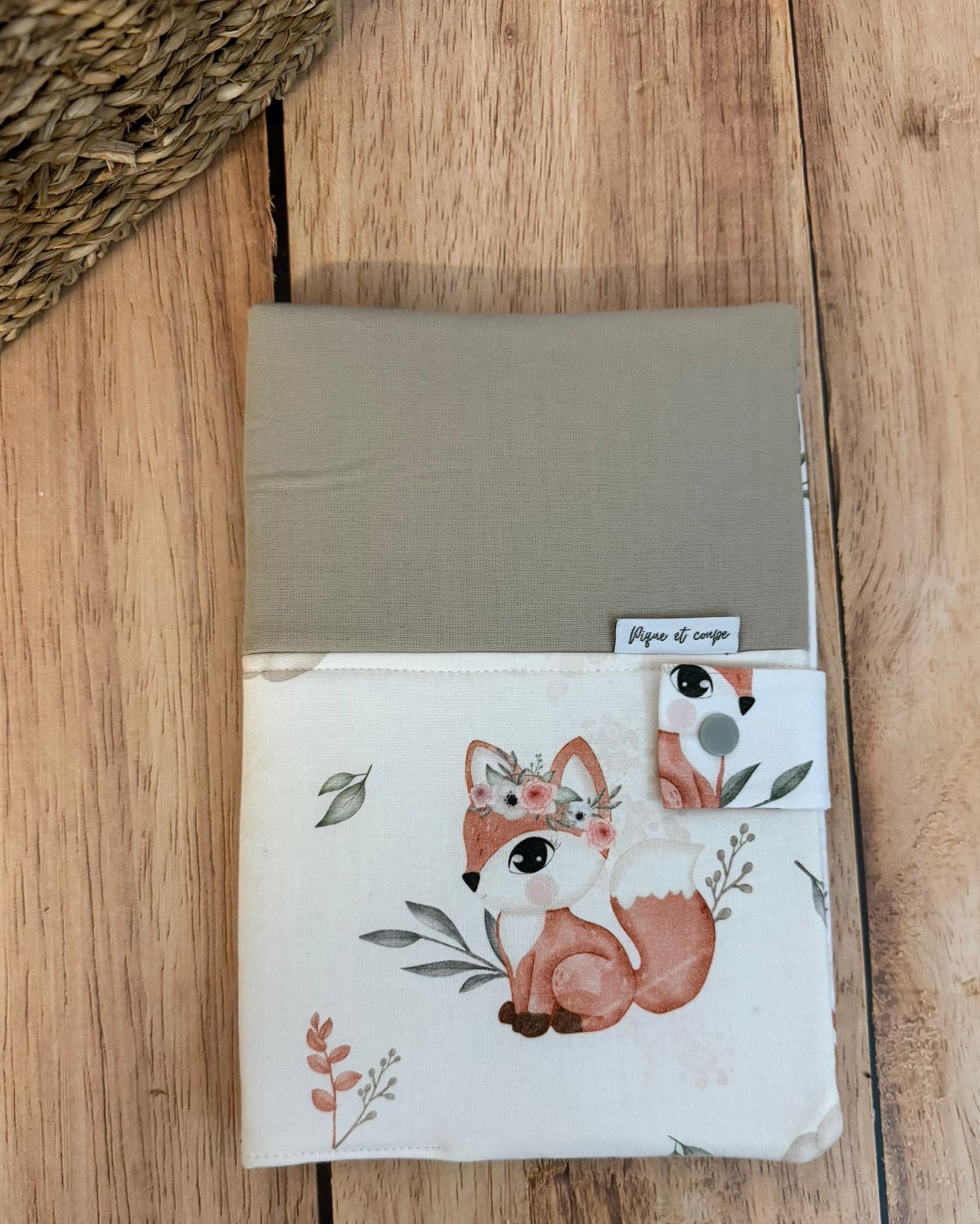 Protège carnet renard