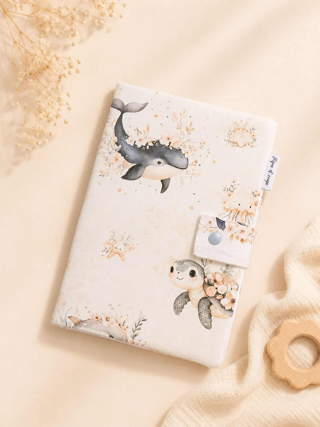 Protège carnet mer