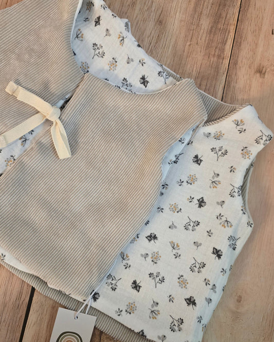 Gilet à fleurs