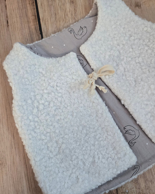 Gilet berger cygne