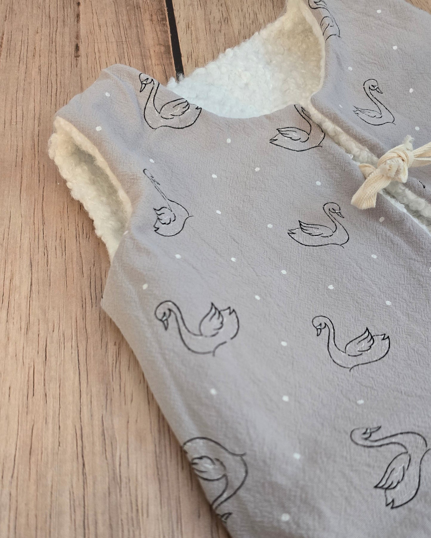 Gilet berger cygne
