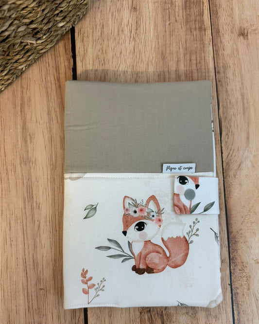 Protège carnet renard