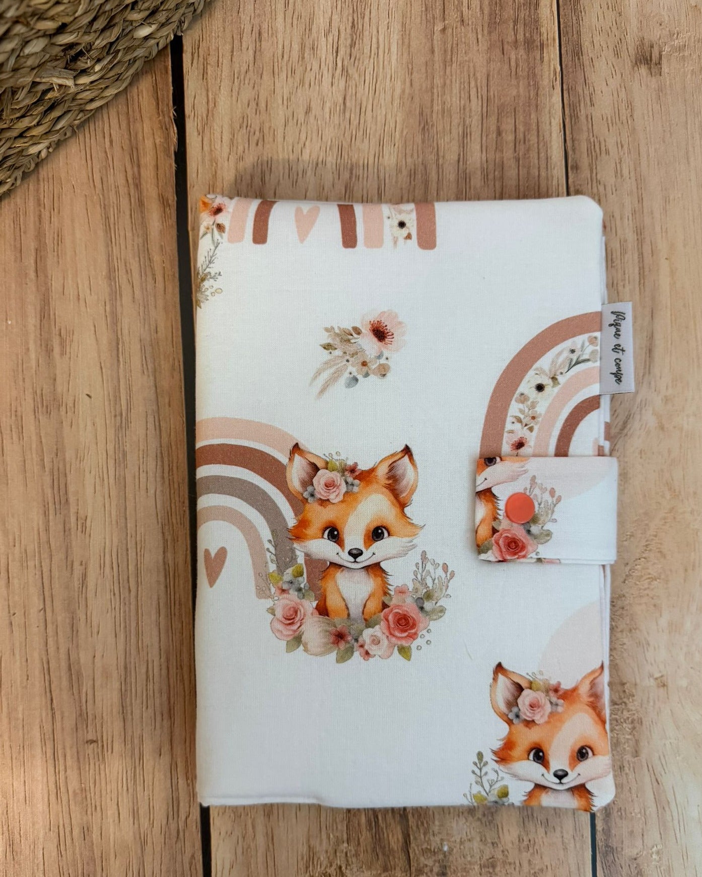Protège carnet renarde