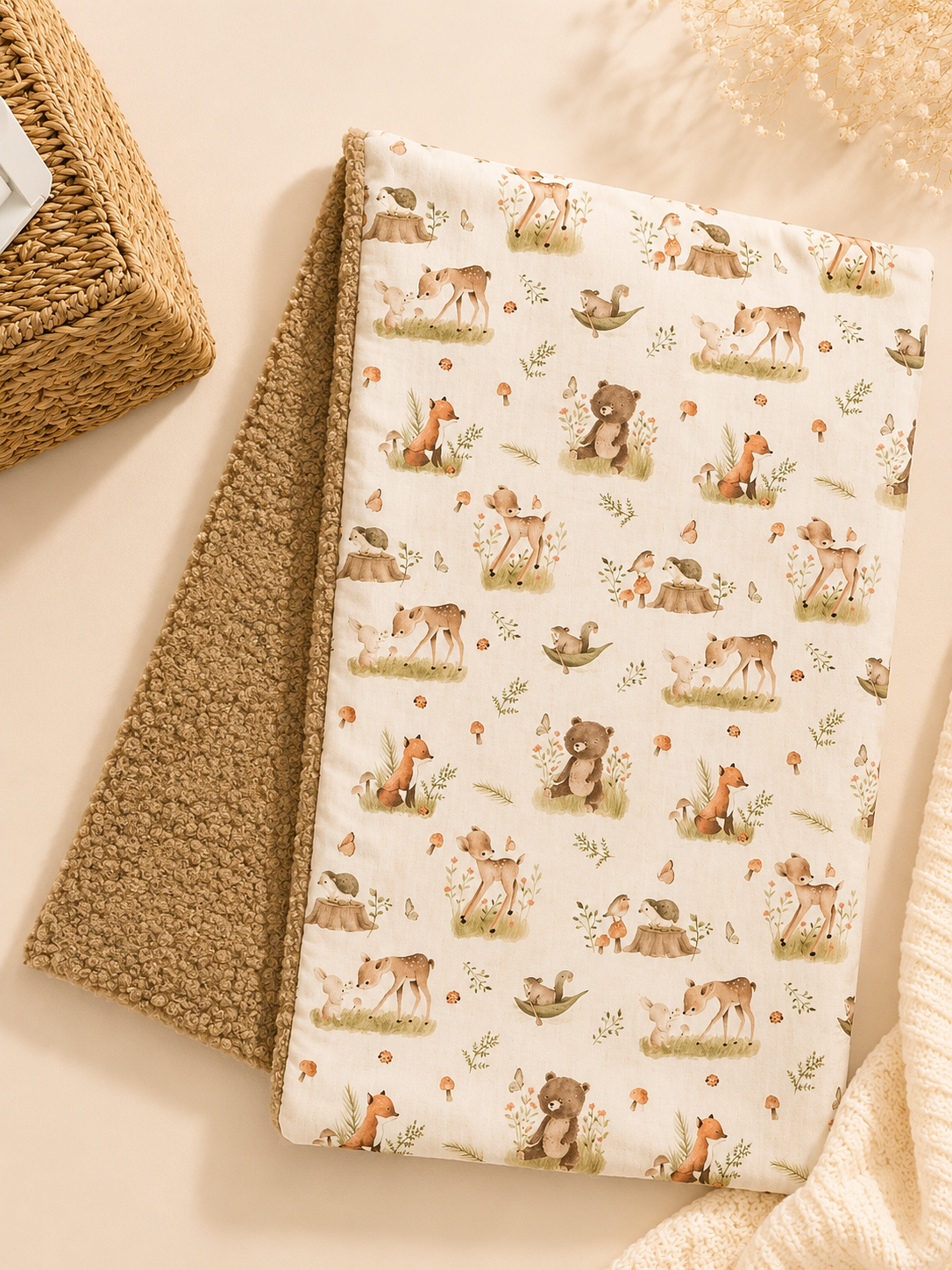 Couverture bébé bouclette