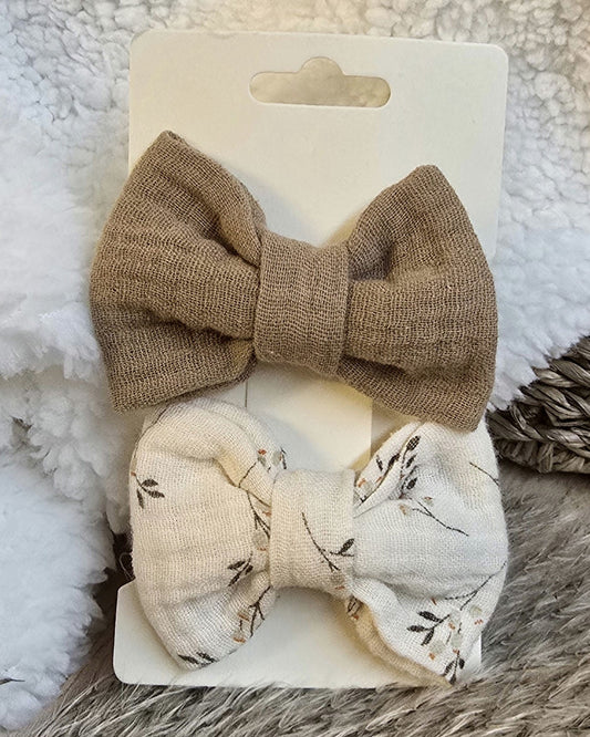 Lot de deux barrettes