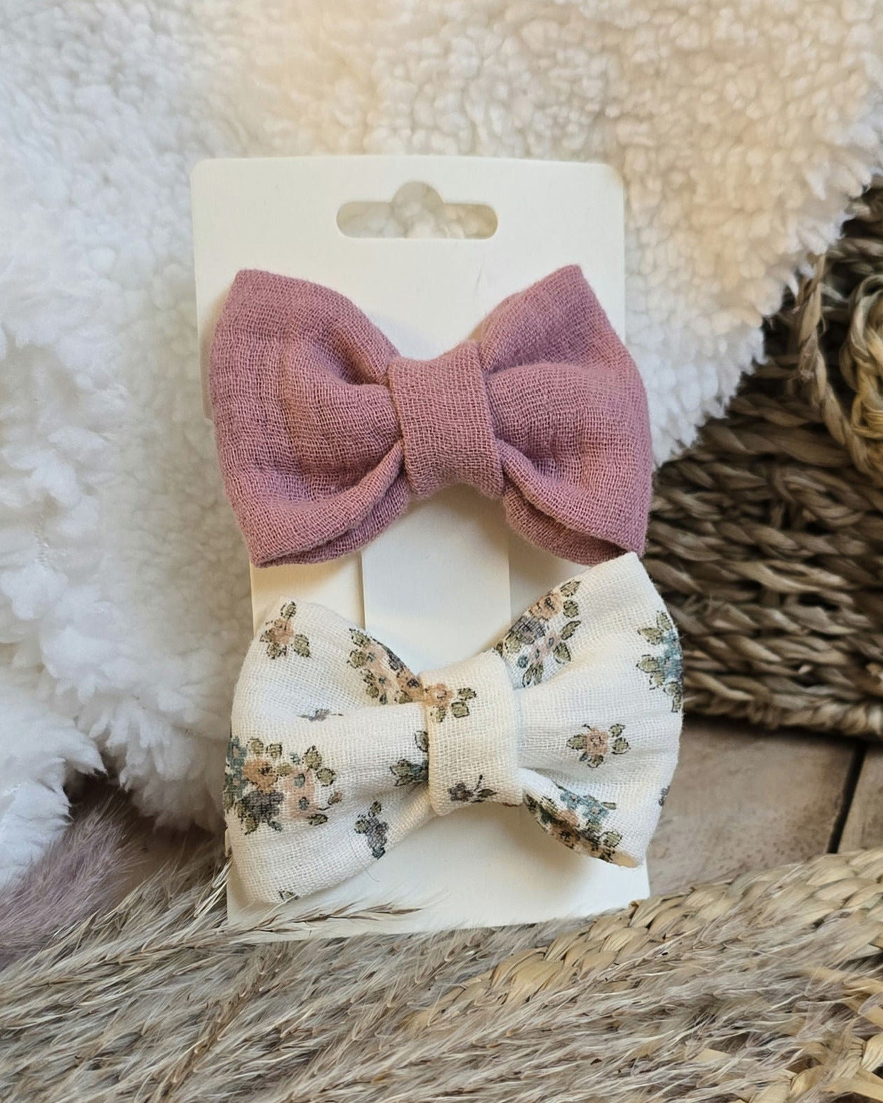 Lot de deux barrettes